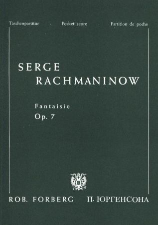 RACHMANINOV:FANTASIE DER FELS OP.7 VIERHANDING