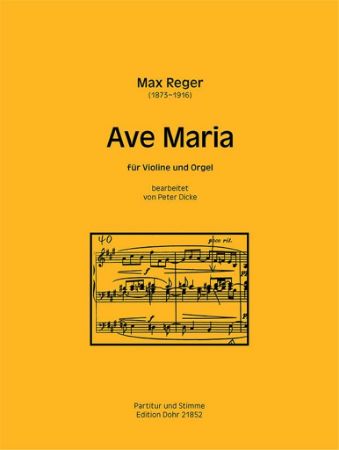 REGER:AVE MARIA FUR VIOLINE UND ORGEL