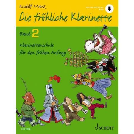 MAUZ:DIE FROHLICHE KLARINETTE SCHULE  BAND 2 +AUDIO ACCESS