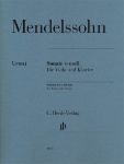 MENDELSSOHN:SONATA C-MOLL VIOLA AND PIANO