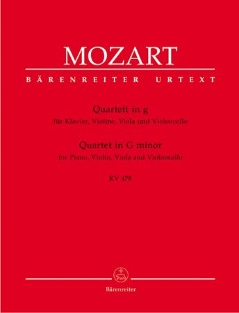 MOZART:QUARTET IN G-MOLL KV 478