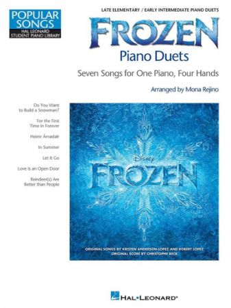 FROZEN PIANO DUETS 4 HANDS LATE ELEMENTARY/ERLY INTERMEDIATE