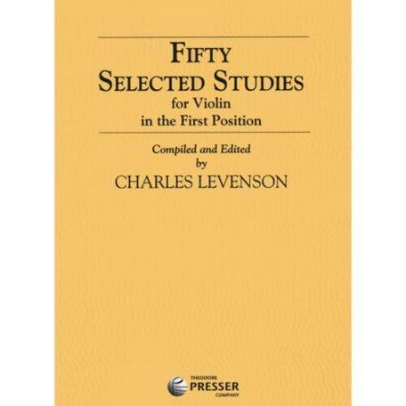 LEVENSON:FIFTY SELECTED STUDIES FOR VIOLIN IN THE FIRST POSITION