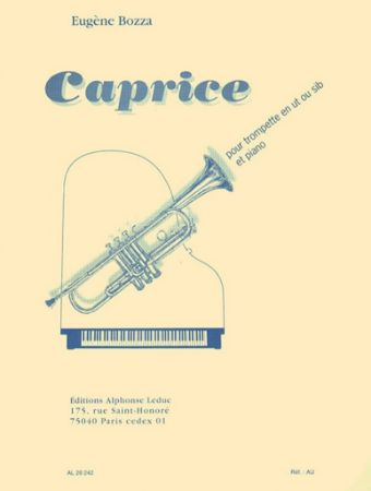 BOZZA:CAPRICE POUR TROMPETTE ET PIANO