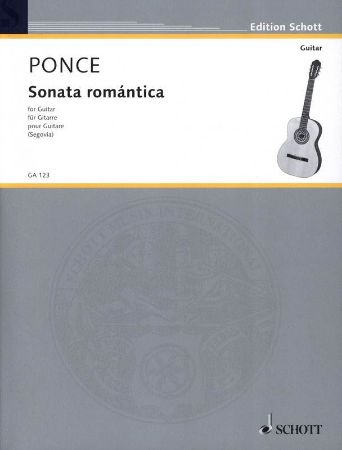 PONCE:SONATA ROMANTICA  FOR GUITAR