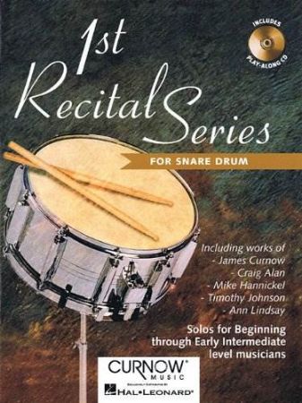 1ST RECITAL SERIES FOR SNARE DRUM + CD