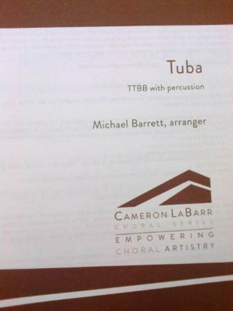 BARRETT:TUBA TTBB WITH PERCUSSION
