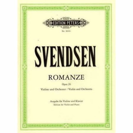 SVENDSEN:ROMANZE OP.26 VIOLIN AND PIANO