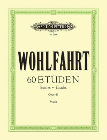 WOHLFAHRT:60 ETUDEN OP.45 VIOLA