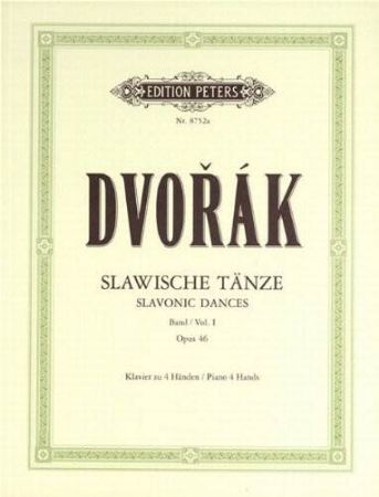 DVORAK:SLAVONIC DANCES VOL.1 OP.46 PIANO DUET