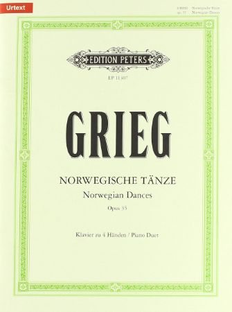 GRIEG:NORWEGIAN DANCES OP.35 4 HANDS