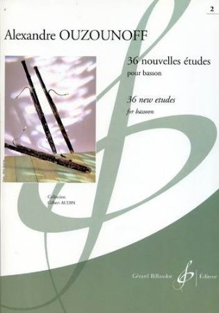 OUZOUNOFF:36 NEW ETUDES FOR BASSOON VOL.2