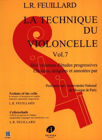 FEUILLARD:LA TECHNIQUE DU VIOLONCELLE VOL.7