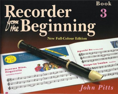 PITTS:RECORDER FROM THE BEGINNING 3  NEW-FULL COLOUR EDITION