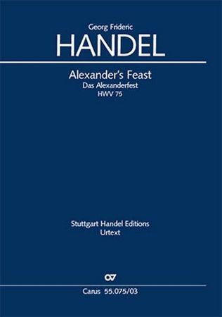 HANDEL:ALEXANDER'S FEAST VOCAL SCORE