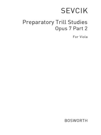 ŠEVČIK:PREPARATORY TRILL STUDIES OP.7 PART 2 FOR VIOLA