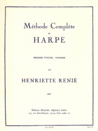 RENIE:METHODE COMPLETE VOL.1 HARPE