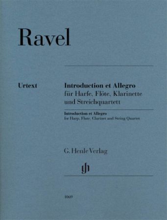 RAVEL:INTRODUCTION ET ALLEGRO HARP,FLUTE,CLARINET AND STRING QUARTET