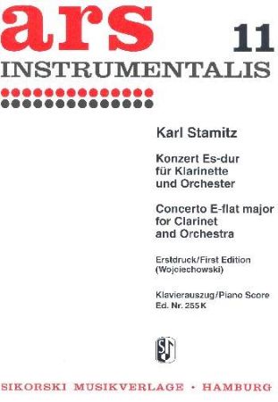 STAMITZ:CONCERTO FOR CLARINET ES-DUR