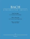 BACH J.S.:THREE SONATAS FOR VIOLONCELLO AND PIANO ACCORDING TO BMW 1027-1029