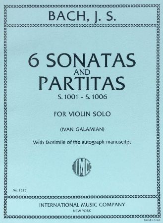 BACH J.S.:6 SONATAS AND PARTITAS/GALAMIAN