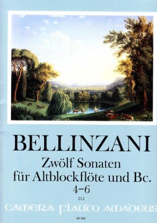 BELLINZANI:12 SONATEN FUR ALTBLOCKFLOTEN UND BASSO CON. 4-6