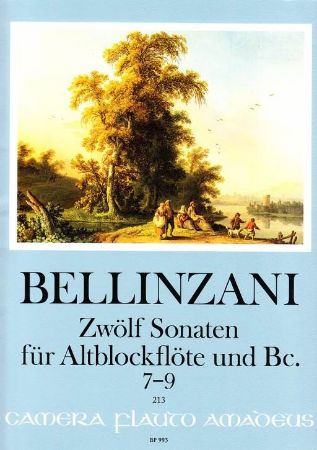 BELLINZANI:12 SONATEN FUR ALTBLOCKFLOTEN UND BASSO CON. 7-9