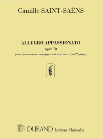 SAINT-SAENS:ALLEGRO APPASSIONATO OP.70 POUR PIANO