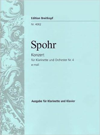 SPOHR:KONZERT FUR KLARINETTE NR.4 E-MOLL