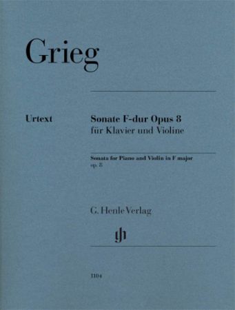 GRIEG:VIOLIN SONATA OP.8 NO.1 F-DUR VIOLIN AND PIANO
