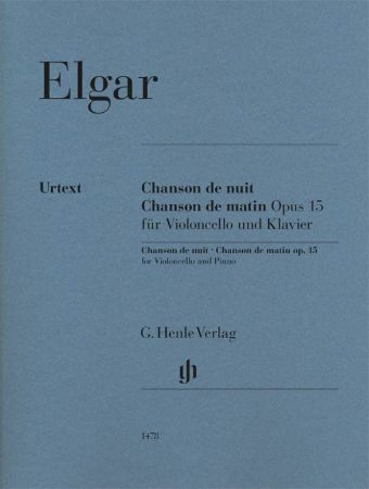 ELGAR:CHANSON DE NUIT/MATIN OP.15 FOR VIOLONCELLO AND PIANO