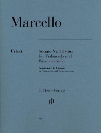 MARCELLO:CELLO SONATA NO.1 F-DUR FOR VIOLONCELLO AND PIANO