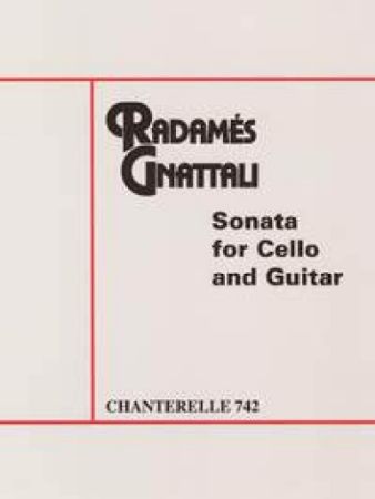 GNATTALI:SONATA FOR CELLO AND GUITAR