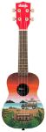 KALA SOPRAN UKULELE Ukadelic UK-SURFARI - Surfari w/bag