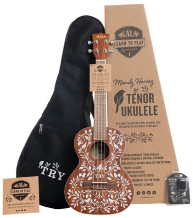 KALA TENOR UKULELE LTP-MH - Mandy Harvey Learn To Play Signature Series Starter