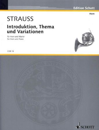 STRAUSS:INTRODUKTION,THEMA UND VARIATIONEN HORN & PIANO