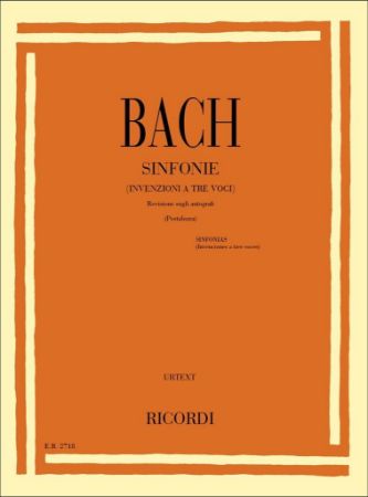 BACH J.S.:SINFONIE (INVENZIONI A TRE VOCI)