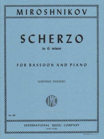 MIROSHNIKOV:SCHERTO IN G MINOR FOR BASSOON AND PIANO