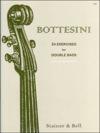 BOTTESINI:24 EXERCISES FOR DOIBLE BASS