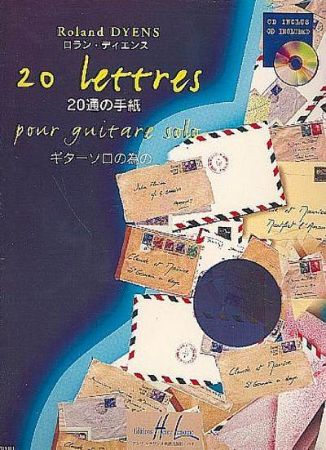 DYENS:20 LETTRES POUR GUITARE SOLO