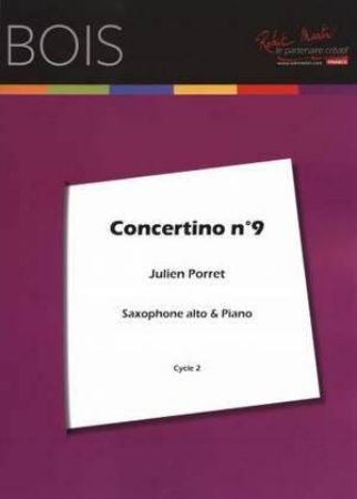 PORRET:CONCERTINO NO.9 SAXOPHONE & PIANO