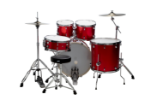 DS DRUMS set bobnov DSX2251CRS stage kit candy red sparkle