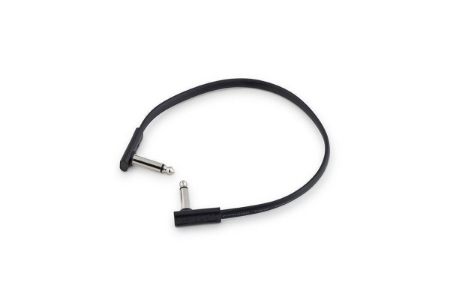 RockBoard Flat Patch Cable, Black - 30 cm