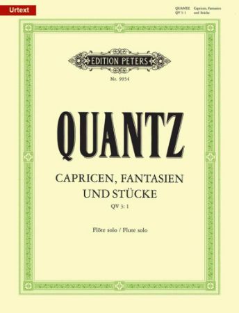 QUANTZ:CAPRICEN,FANTASIEN UND STUCKE QV 3:1 FLUTE SOLO