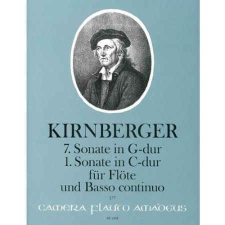 KIRNBERGER:7.SONATE IN G-DUR/1.SONATE IN C-DUR FUR FLOTE UND BASSO CON.