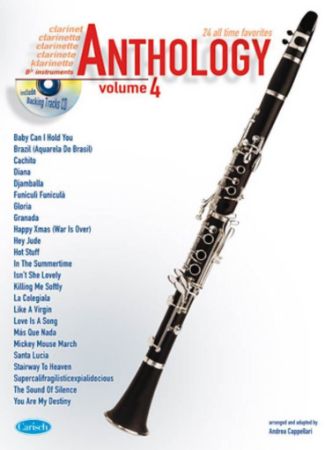 ANTHOLOGY CLARINET VOL.4 24 ALL TIME FAVORITES +CD