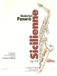 FAURE:SICILIENNE OP.78 SAXOPHONE ALTO & PIANO