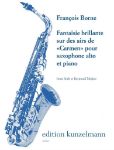 BORNE:FANTAISIE BRILLANTE SUR DES AIRS DE CARMEN SAXOPHONE ALTO ET PIANO