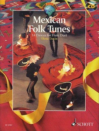 DURAN:MEXICAN FOLK TUNES FOR FLUTE DUET +CD