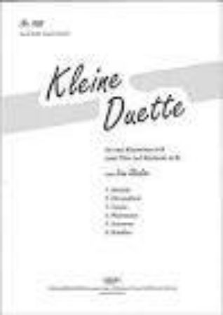 SHEKOV:KLEINE DUETTE FUR ZWEI KLARINETTEN IN B (ODER FLOTE UND KLARINETTE IN B)